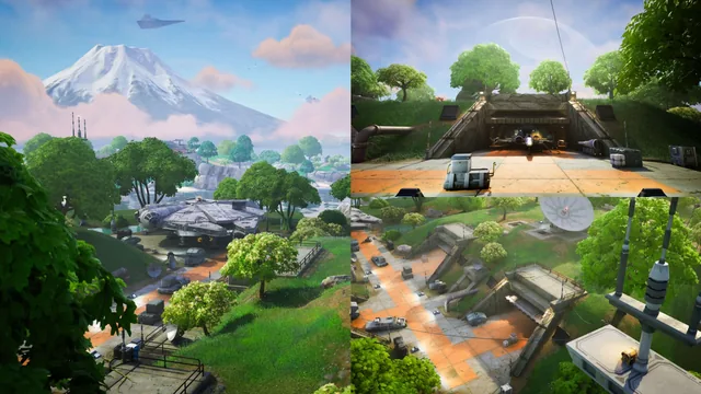 Resistance Base exteriors and tunnel entrances