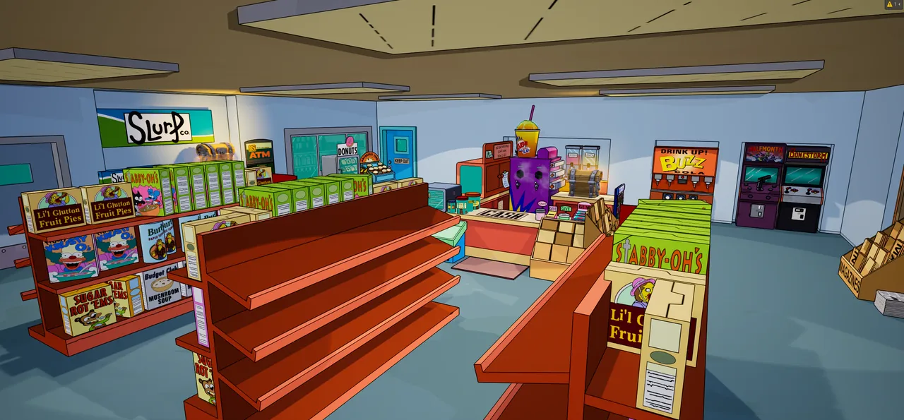 Fortnite — The Simpsons Season: Kwik-E-Mart interior