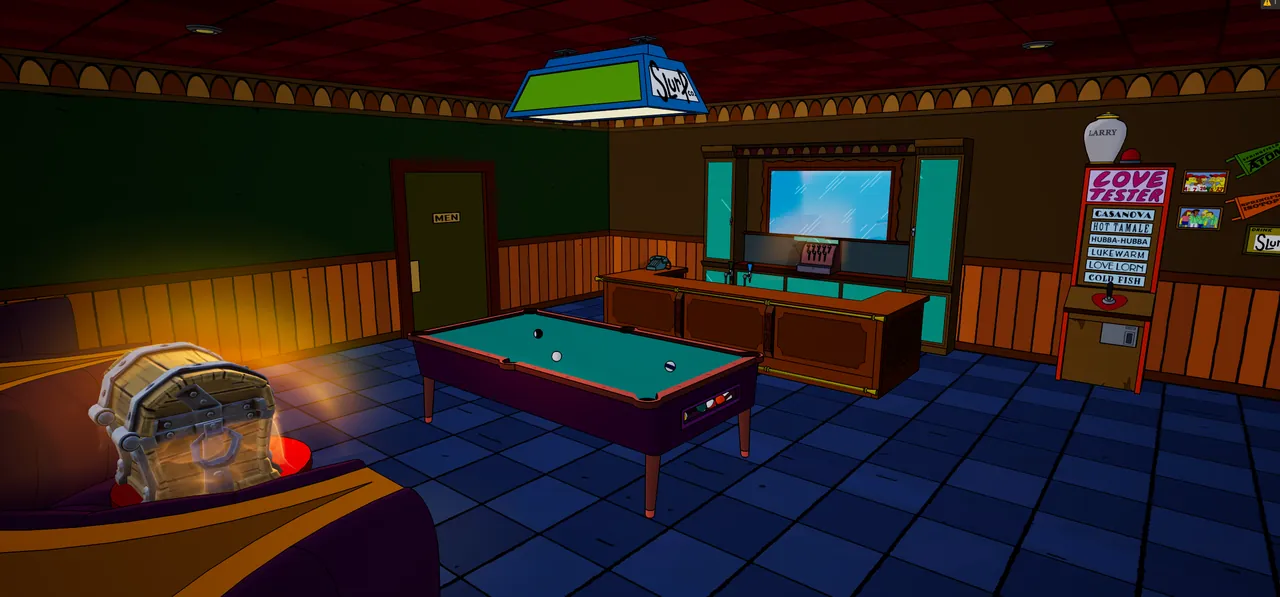 Fortnite — The Simpsons Season: Moe's Tavern interior