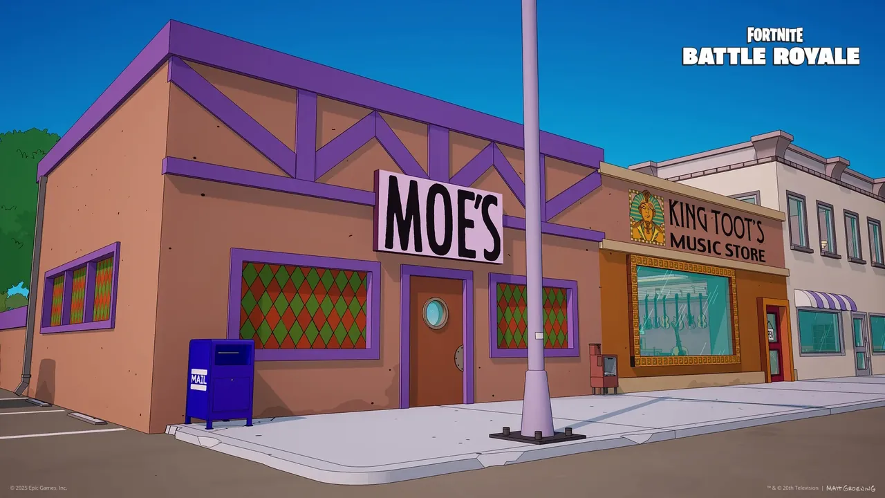 Fortnite — The Simpsons Season: Moe's Tavern and King Toot's Music Store
