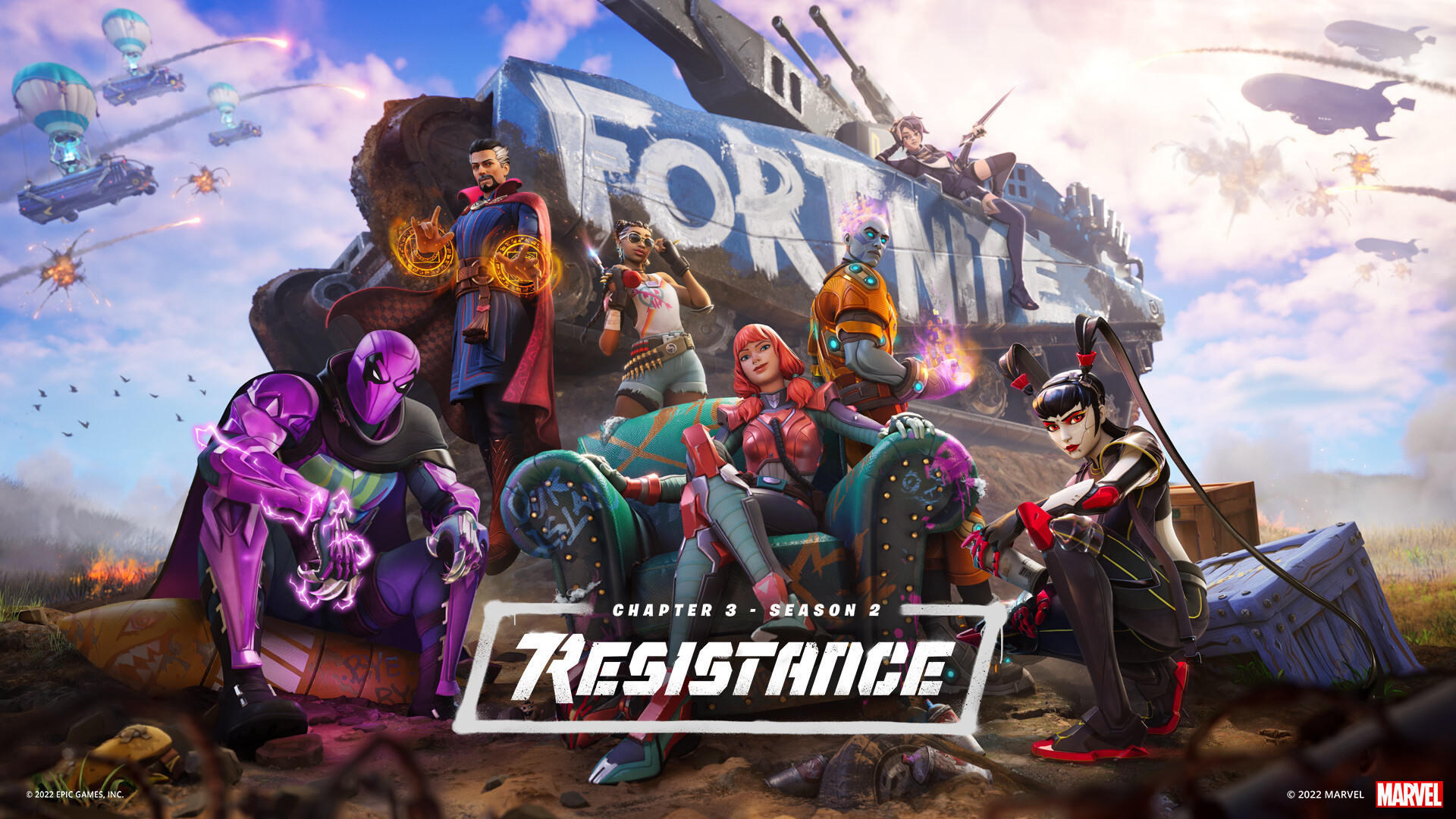 Fortnite Chapter 3 Season 2 — Resistance